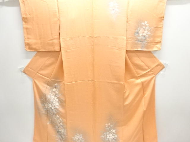 JAPANESE KIMONO / HOMONGI / SILK / FLORAL PLANTS